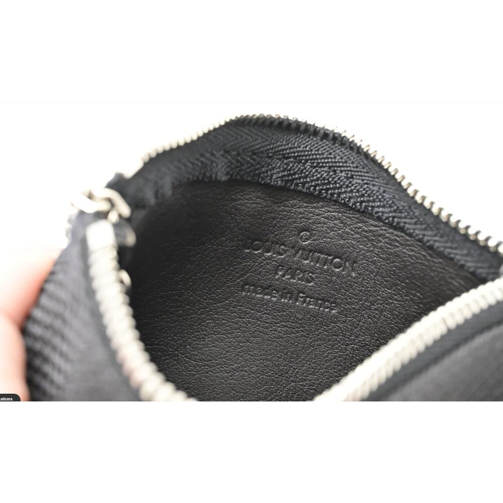 Louis Vuitton Authentic Coin Key Pouch Pochette Cles in Damier Geant Canvas - Picture 9 of 12